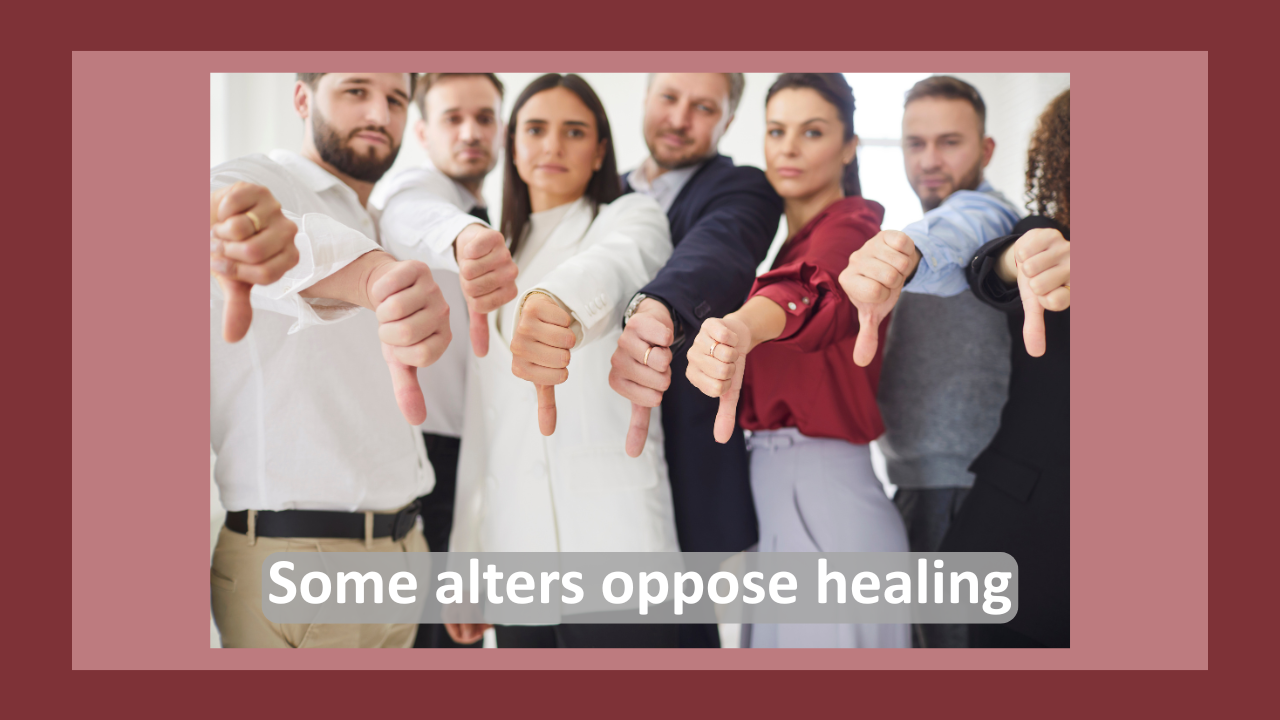 Read more about the article Why Some Alters Oppose Healing in Dissociative Systems